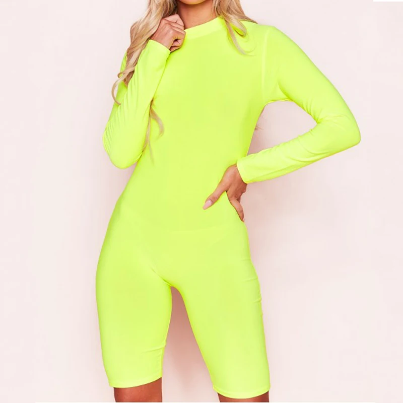 neon yellow jumpsuit