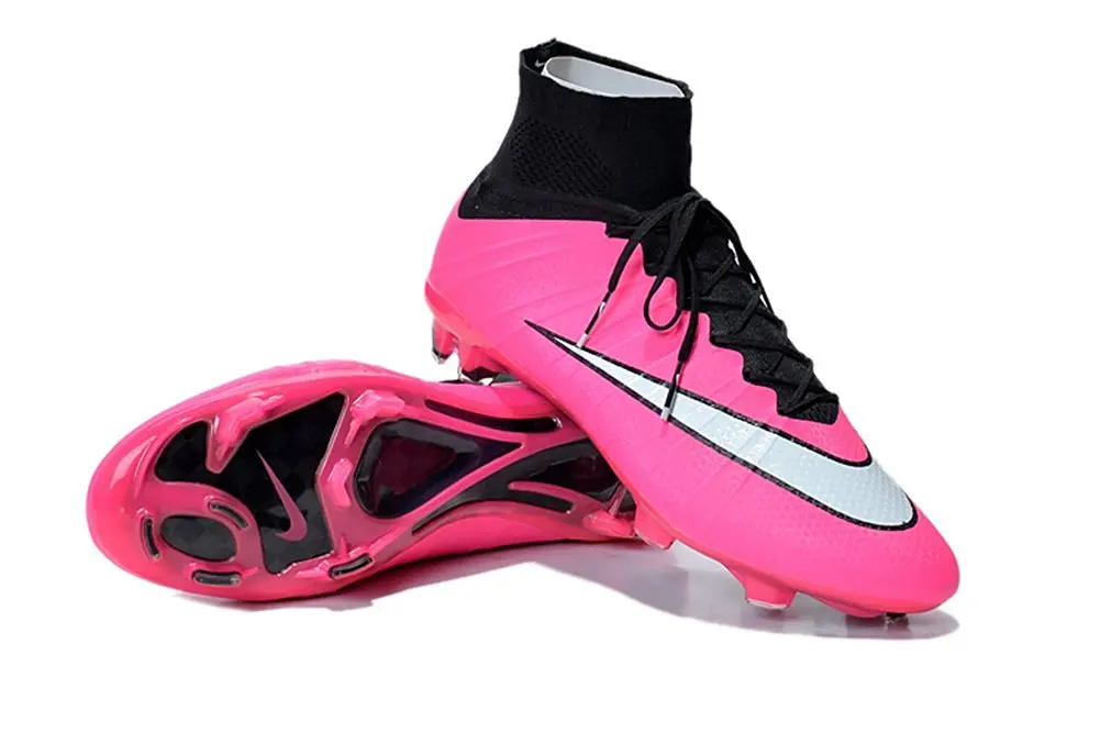 pink football boots mens