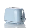 Extra Wide Slot Compact with stainless steel toaster
