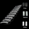 Professional Fake Nails Tips Korea 500pcs/bag Natural Clear White French Nail Tips