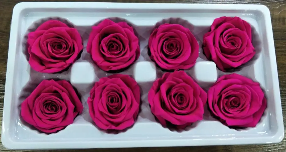 
Best Selling 4-5CM Preserved Roses Head for DIY Flower Box Gift Box 
