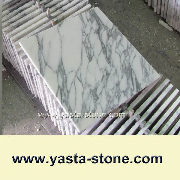 
Italian White Carrara Flooring Arabescato Bianco Marble Tile 