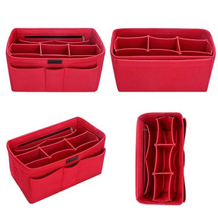

Women Felt Removable Handbag Organizer Insert Cosmetic Bag, Choose from our color board