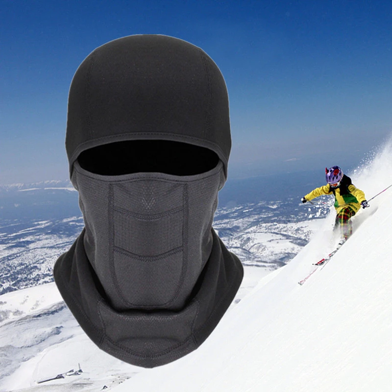 Full Face Balaclava Windproof Ski Mask Winter Fleece Motorcycle Mask ...