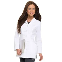 

Guangzhou Factory Women White Nurse Doctor Spa Jacket Uniform Pharmacy Hospital Coat