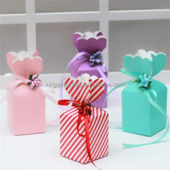 Cartoon Shape Of The Vase Paper Bags Baby Shower Souvenirs Gift