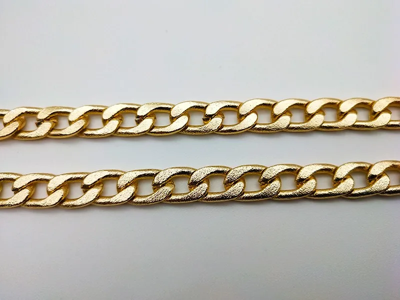 Stainless Steel Accessory Alloy Nk Chain Decorative Chain Flat Necklace