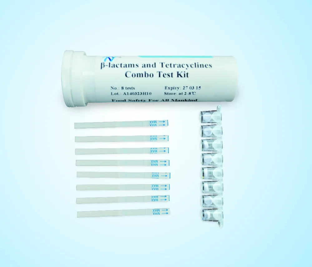 
Beta lactams and Tetracyclines Combo rapid test kits for milk/rapid test strip 