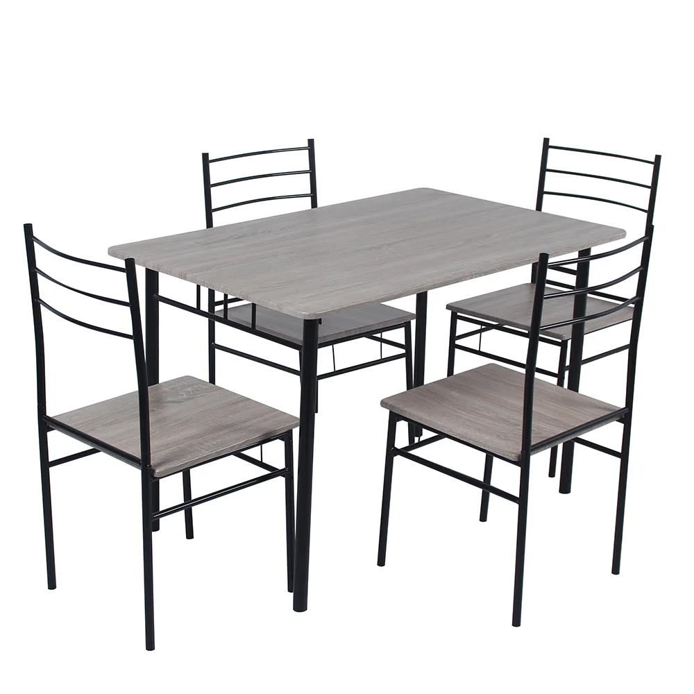 New design cheap dining room set with 1dining table and 4 dining chair DS-211