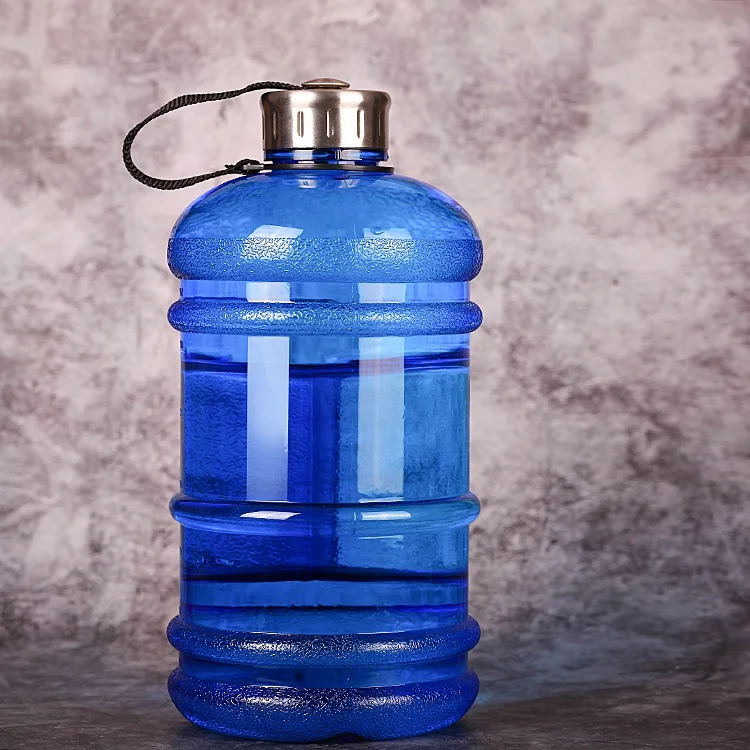 

2200ml large capacity plastic PETG/ Tritan outdoor gym sports water bottle botella agua, Blue