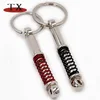 Adjustable Spring Car Part Keyring / Car Piston Shock Absorbers Keychain