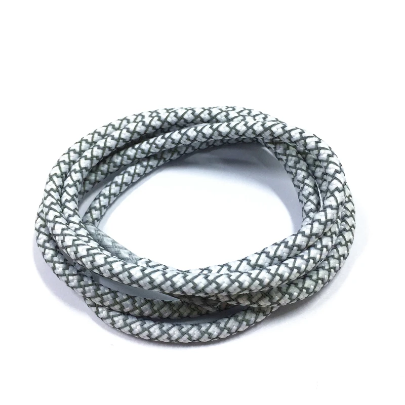 Wholesale boot use colorful reflective rope laces for sale