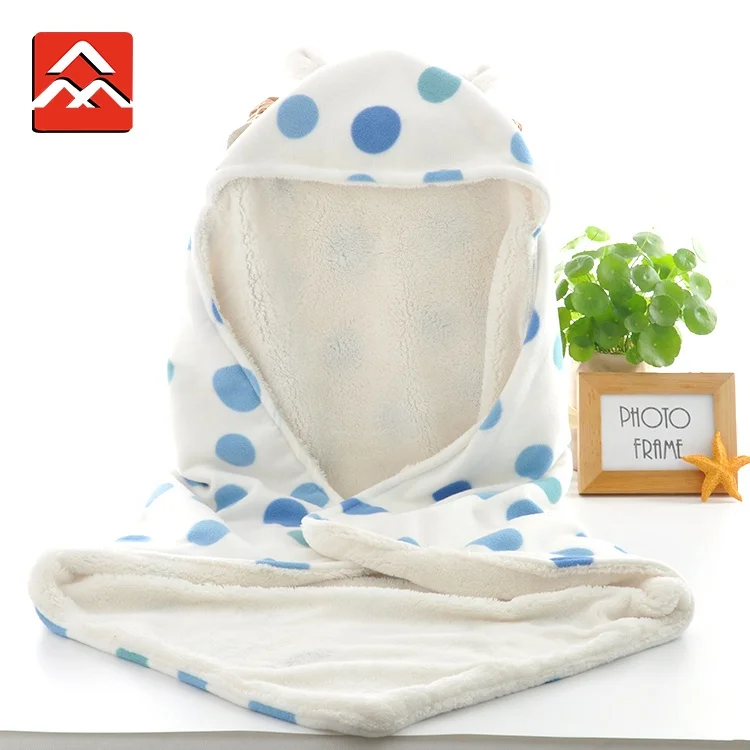 
Fresh Cute Pattern Newborn Baby Children Ploalr Fleece Wrap Swaddle blanket 
