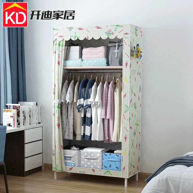 
Metal foldable design bedroom wall wardrobe 