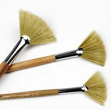 3pcs/lot Watercolor oil Art Paint Brush pig Hair soft painting brush acrylic painting brush for artist Easy To Clean