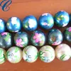 Painted Ceramic Beads