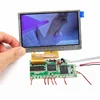 factory handmade 4.3 inch lcd tft panel display usb video player circuit pcba button audio video module brochure card booklet