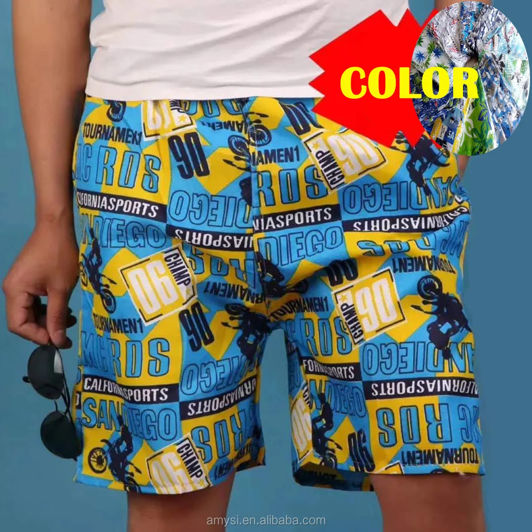 1.14 Dollars MK011 Casual High Quality material men beach styles of cargo shorts, running shorts, basketball shorts