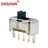 Slide Switch DIP right angle switch SS12D07 with two position 3 pin