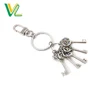 Custom made branded Die Casting Charm Pendant Nickel for man Keyring Clasp
