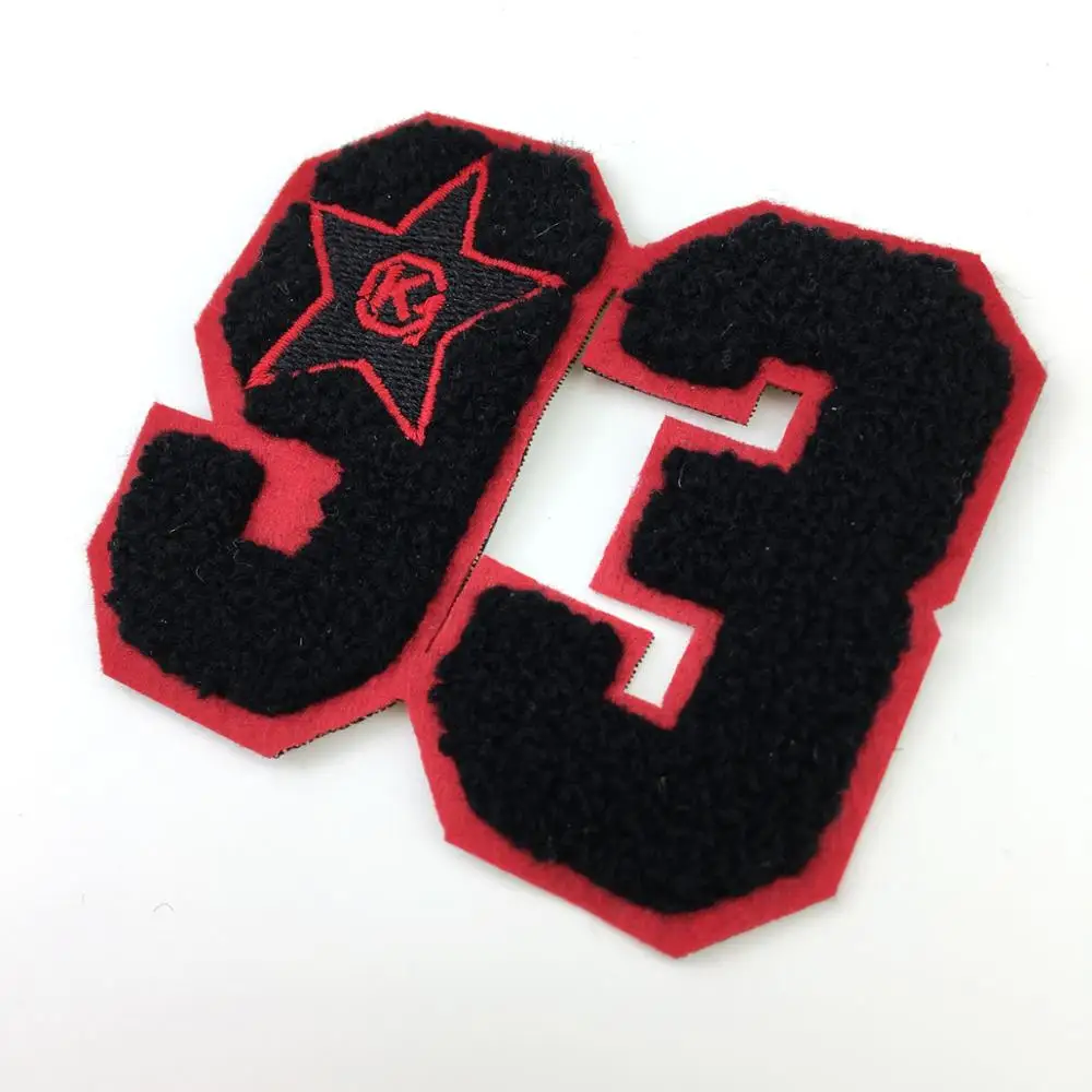 

Wholesale Custom 100% Embroidery Chenille Patches For Clothing