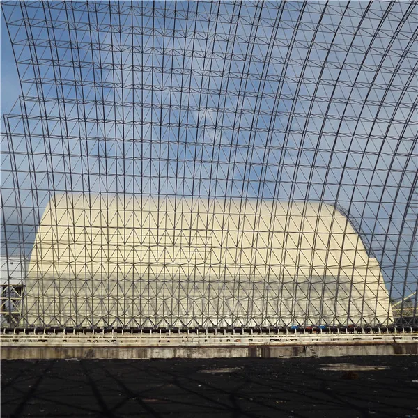 Easy Installation steel space frame coal storage shed