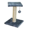 simple grey funny cat tree with sisal pole made in china reasonable reasonable price