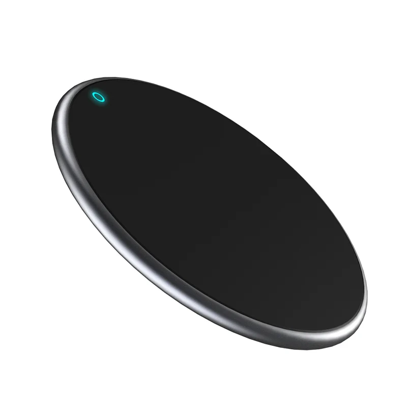 Ultra-thin Aluminium Alloy High Power 15W Qi Fast Wireless Charger For Smartphone