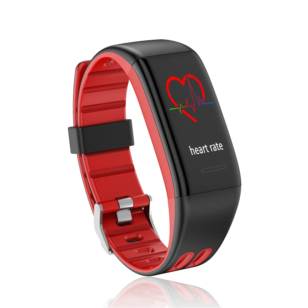 

2019 Newest Sport Fitness Tracker Smart Bracelet Watch T30 for men women, Black;red;blue;green;orange
