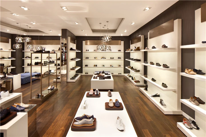 ten years factory wholesales good quality shoe display shop