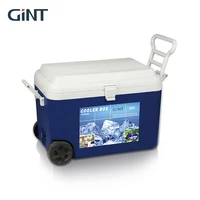 

Hot Selling Light Hand Rod 50L Picnic Cola Ice Cooler Box Set With Wheels