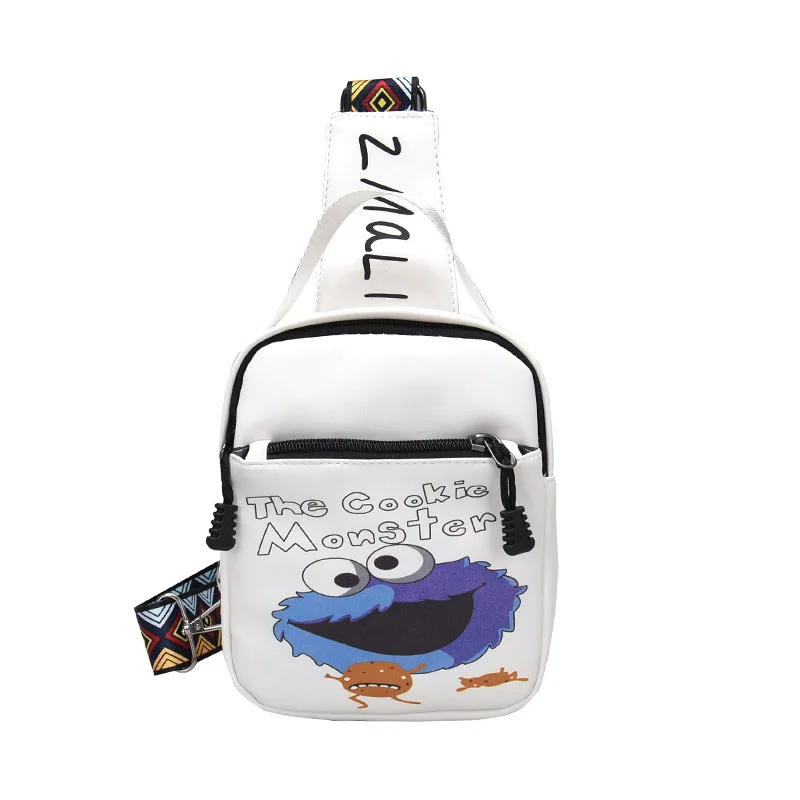 

Fashion Women Graffiti White Cute Cartoon PU Leather Shoulder Crossbody Bag