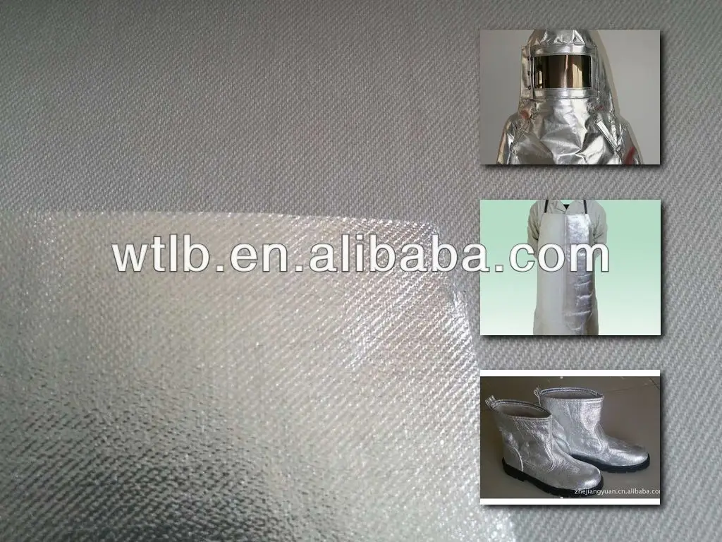 
Aluminized Flame Proof cloth for fire fighting cloth 