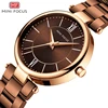 New Charm Design Ladies Dress Wrist Watches Stainless Steel Minimalist Quartz Analog Waterproof Women Luxury Mini Focus Watch