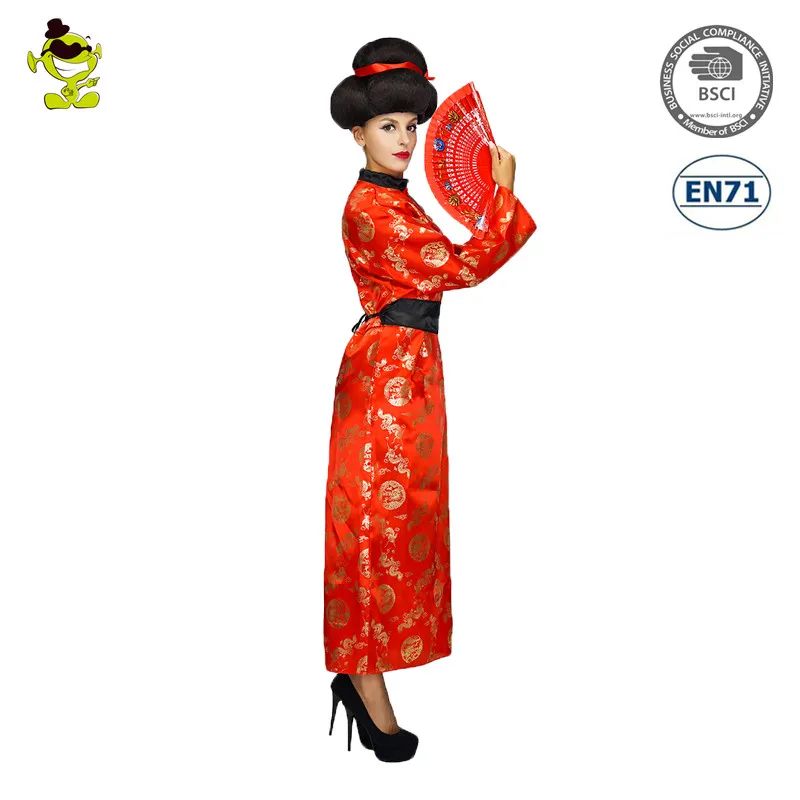 
Best Selling Carnival Party Red Chinese Traditional Dress Performance Cosplay Tang Suit For Women 