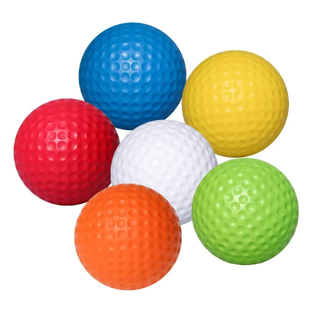 Indoor Outdoor Golf Sports Elastic Pu Foam Golf Ball For Training Buy