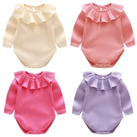 

Spring Babygirl Rompers Newborn Baby Clothes For Girls Long Sleeve Toddler Clothes Soft Cotton Drop Shipping