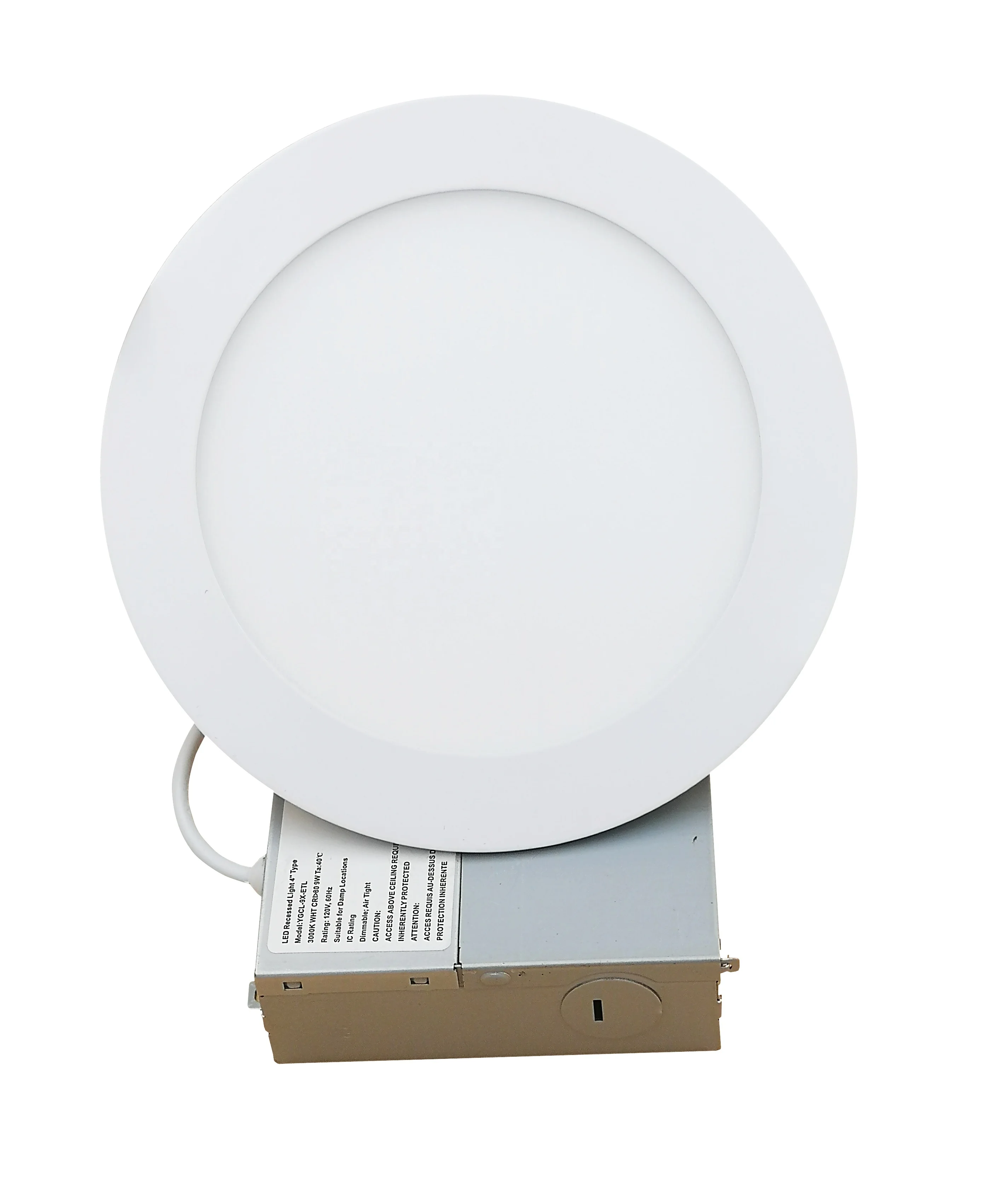 6in 12W 3cct led potlights IC Rated , Airtight , recessed downlight panel light