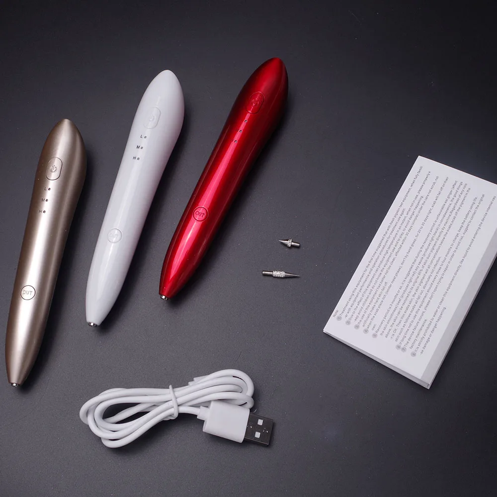 

RF skin tightening machine plasma eye lift pen, White or customized