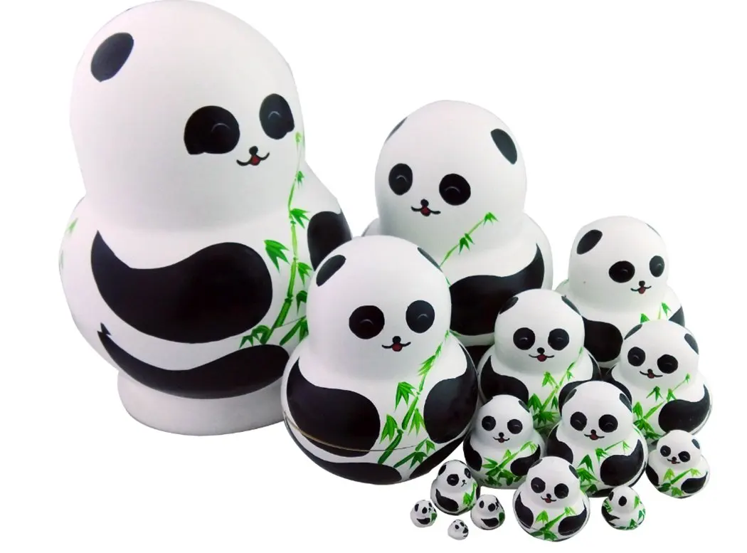 animal russian nesting dolls