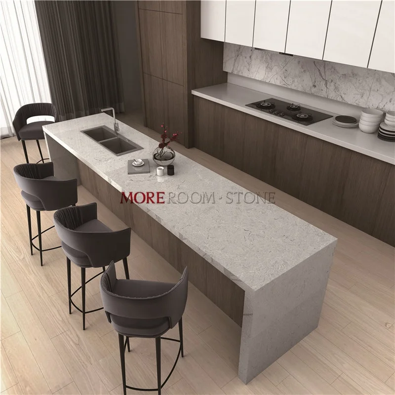 Artificial Stone Kitchen Quartz Stone Slab Worktops