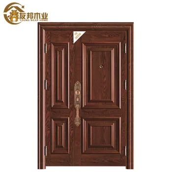 Anti-theft Oman 2 Hour Fire-rated Safety Door Entry Glass 