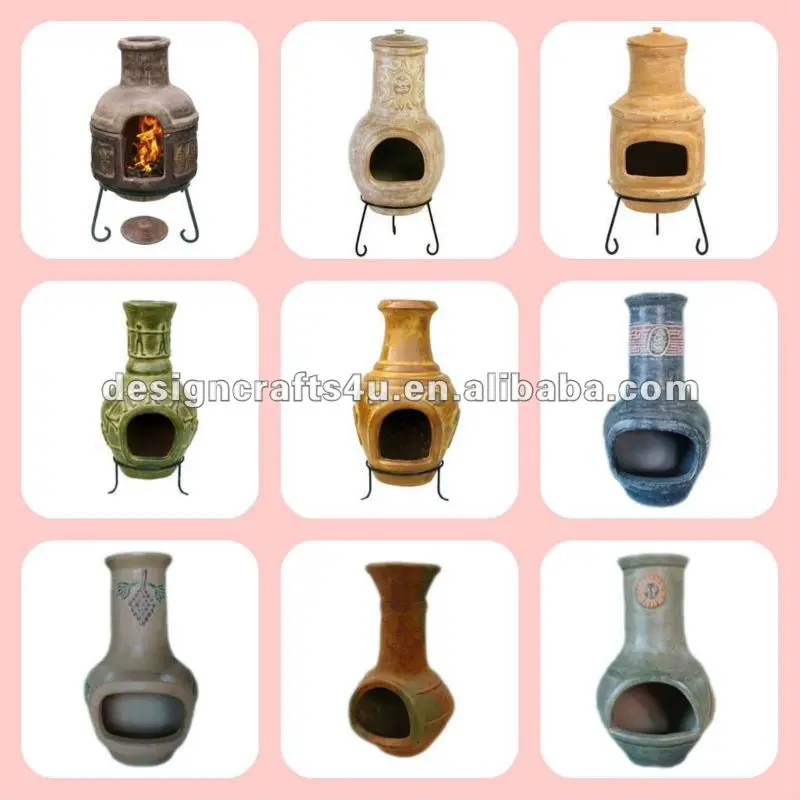 Terracotta Clay Chiminea Outdoor Fireplace Buy Chiminea Outdoor