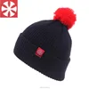 good quality warm ski pom pom beanie winter knitted hat wool