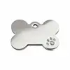 Metal Tags Top Dog Tag Lovely bone pendant Charm dog footprint crystal suitable for necklace bracelet Dog ID Tag