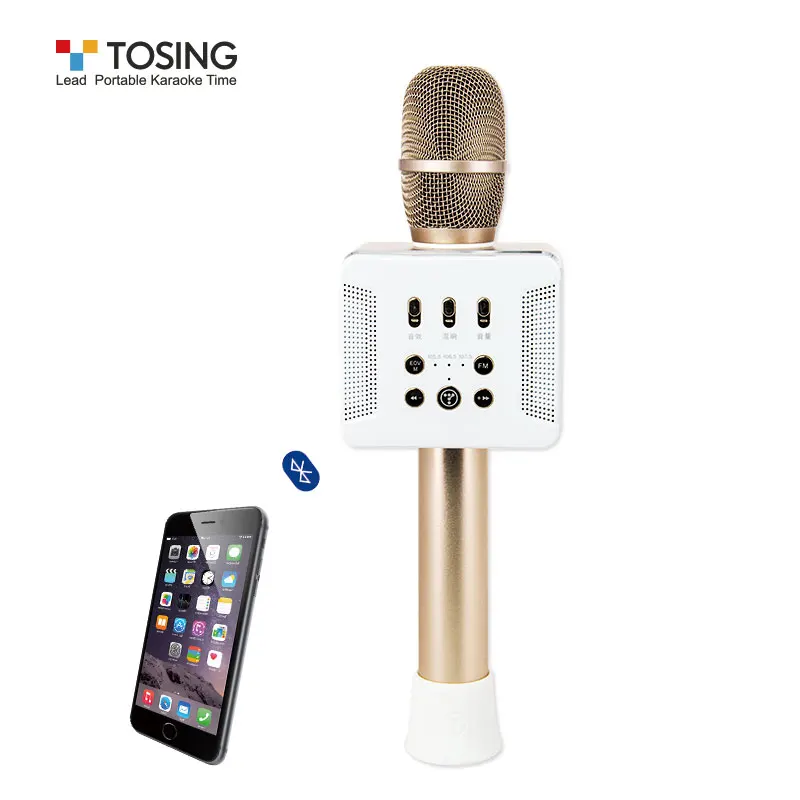 

FM connect company gifts amplifier microphone, Black;golden;rose gold