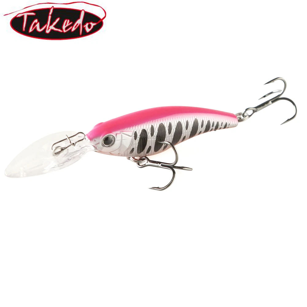 

TAKEDO WONDER Minnow 75A 75mm/9.6g peche leurre souple fishing lure minnow sinking bass lure