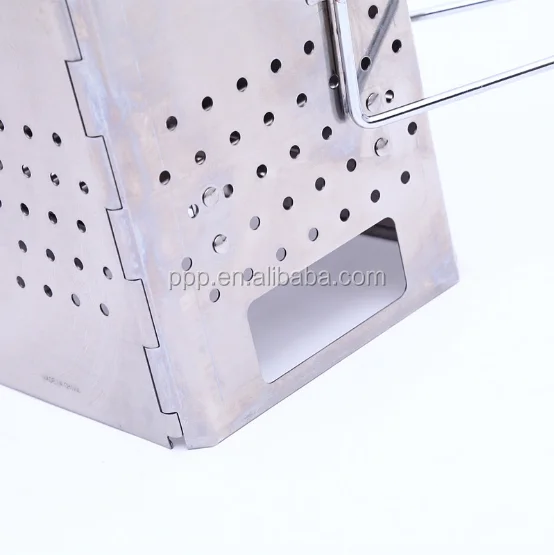 
NEW Arrival Mini Stainless Steel Folding Camp Stove 