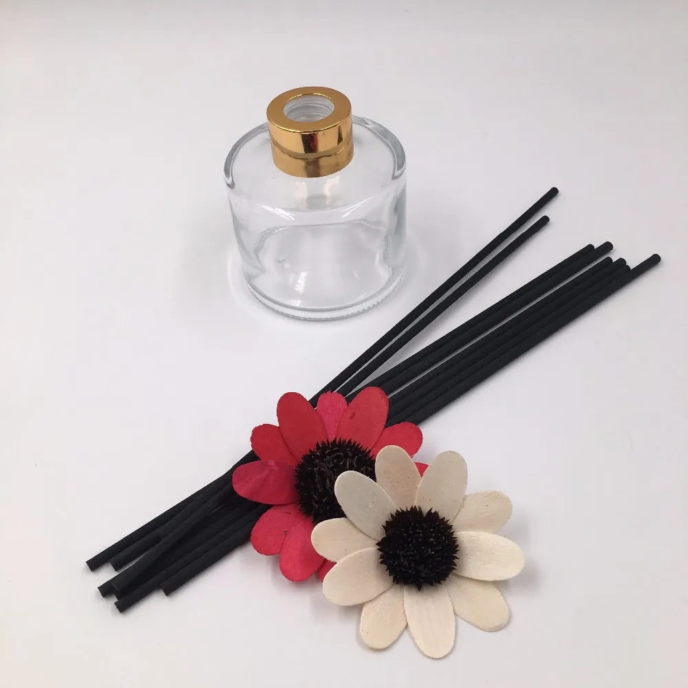 Home Air Freshener Aroma Essential Oil Black Fiber Fragrance Reed