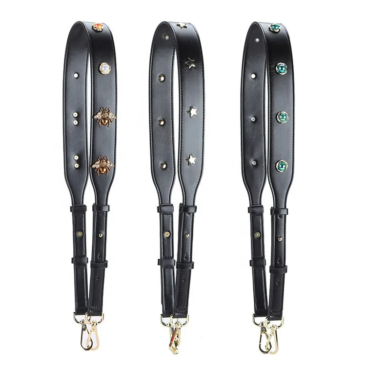 

Meetee B-S234 Handbag Accessories Star Rivets Small Bag Shoulder Strap